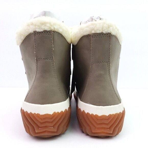 NEW Skechers Jagged Pond Womens Size 5 Black Taupe Waterproof Duck Boots 167286 - Picture 7 of 11